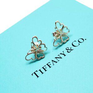 Auth TIFFANY&Co. butterfly　Pierce Silver Silver